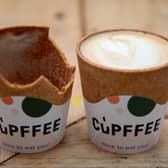 Zero Green, a zero waste store in Bedminster, has started using edible coffee cups. The ‘Cupffee’ cups are made from a thicker version of an ice cream cone and taste similar and will easily last long enough before they go soggy