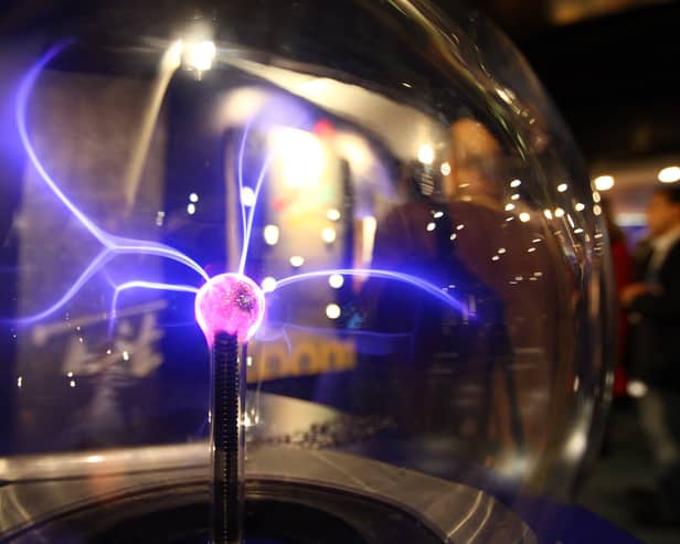 A photon source is seen in the CERN (European Organization For Nuclear Research) visitors' center on June 16, 2008 in Geneva-Meyrin, Switzerland. (Image: Johannes Simon/Getty Images)