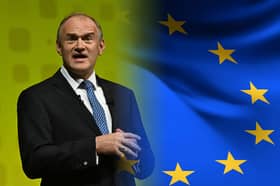 Sir Ed Davey has moved his party away from 'rejoin'. Credit: Getty/Mark Hall