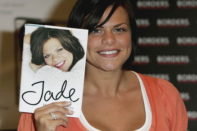 Jade Goody signs copies of her new book ‘Jade: My Autobiography’ in 2006 (Photo: Gareth Cattermole/Getty Images)