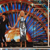 Tess Daly and Claudia Winkleman  on Strictly Come Dancing