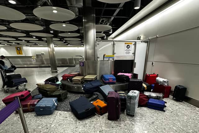 Alex Wiseman said that Terminal 4 at the airport was “just chaos”. (Photo: Alex Wiseman @alexjohnwiseman on X) 