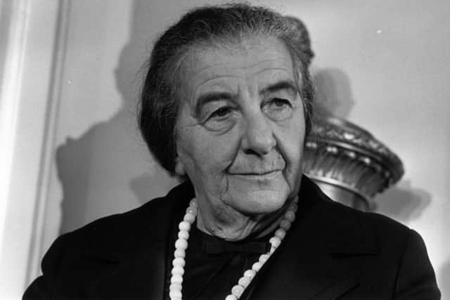 Golda Meir at a London Press Conference in November 1970 (Photo:  Harry Dempster/Express/Getty Images)