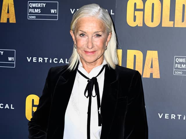 Dame Helen Mirren attends the “Golda” Special Screening in London (Photo: Gareth Cattermole/Getty Images)