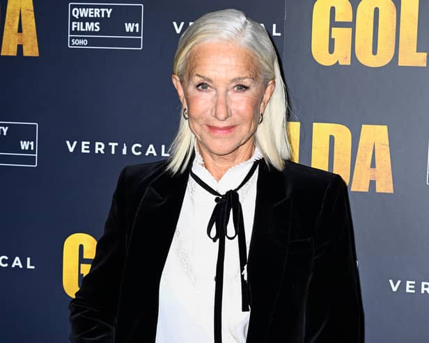 Dame Helen Mirren attends the “Golda” Special Screening in London (Photo: Gareth Cattermole/Getty Images)