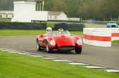 Driving a replica Ferrari 250 Testa Rossa around Goodwood is apparently the most attractive I've ever looked. (Picture: Car Chase Heroes)