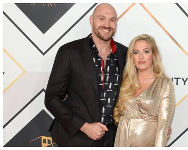 Tyson and Paris Fury have revealed the name of their newborn son. Photograph by Getty