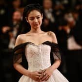 South Korean singer and actress Jennie Kim arrives for the screening of the film "The Idol" during the 76th edition of the Cannes Film Festival in Cannes, southern France, on May 22, 2023. (Photo by LOIC VENANCE / AFP) (Photo by LOIC VENANCE/AFP via Getty Images)
