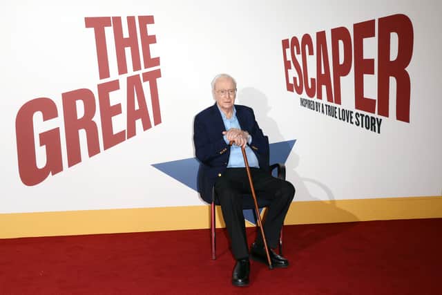 Michael Caine at the London Premiere of The Great Escaper
