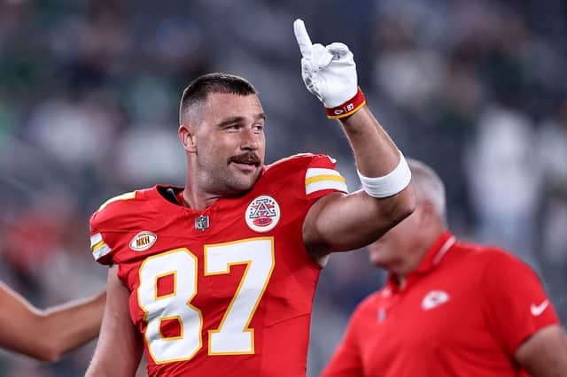 Travis Kelce buys new mansion amid Taylor Swift romance (Photo by Dustin Satloff/Getty Images)