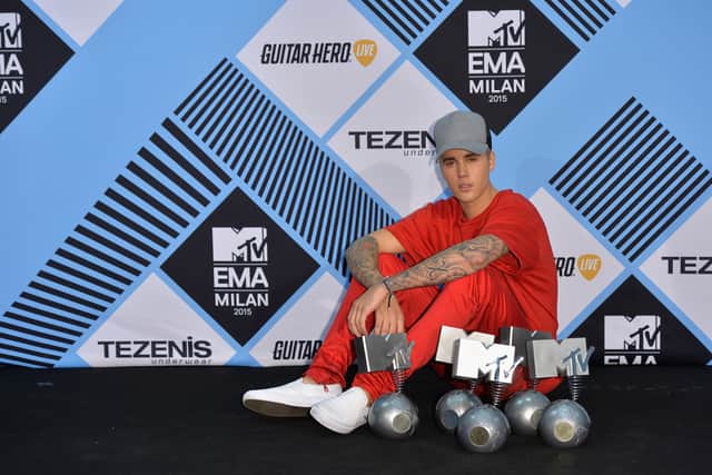 Justin Bieber holds the record for most nominations and wins at the MTV Europe Music Awards 