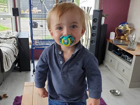 Undated family handout photo issued by Kent Police of Alfie Phillips. The 18-month-old died on November 28, 2020His mother Sian Hedges, 27, and her partner at the time Jack Benham, 35, are on trial at Maidstone Crown Court for his murder. Credit: Kent Police/PA Wire