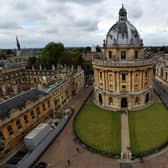 OXFORD, ENGLAND - SEPTEMBER 20: Radcliffe Camera at Oxford University which along with Cambridge lost its spot at the top of the Good University Guide for only the second time in 30 years. (Photo by Carl Court/Getty Images)