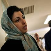 Imprisoned Iranian women's rights activist Narges Mohammadi has won the 2023 Nobel Peace Prize. (Credit: AFP via Getty Images)