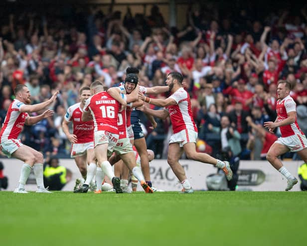 Wigan and Hull KR will meet in the Super League play-off semi-final. (Getty Images)