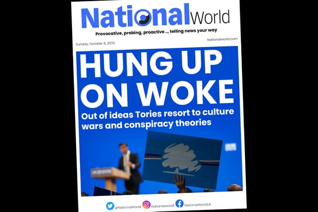 Hung up on woke: out of ideas Tories resort to culture wars and conspiracy theories. 