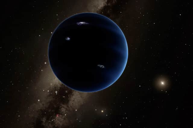 Artist's concept of a hypothetical planet orbiting far from the Sun.(Image: Caltech/R. Hurt (IPAC))