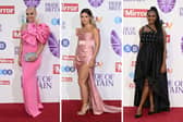 From left, Amy Dowden, Dani Dyer and Oti Mabuse at the 2023 Pride of Britain Awards 