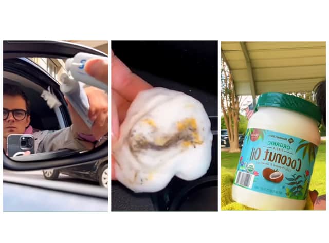 These car cleaning hacks have gone viral on TikTok - but do they really work? Photos by TikTok.