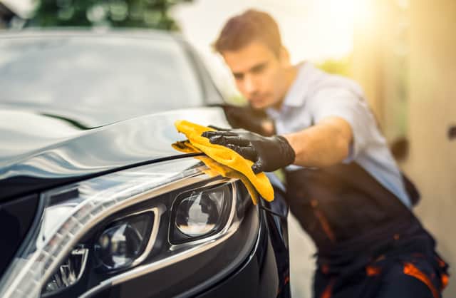 Car cleaning is a chore that all drivers must carry out. Image by Adobe Photos.