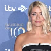 Dancing On Ice 2019 - PhotocallLONDON, ENGLAND - DECEMBER 09: Holly Willoughby during the Dancing On Ice 2019 photocall at ITV Studios on December 09, 2019 in London, England. (Photo by Stuart C. Wilson/Getty Images)