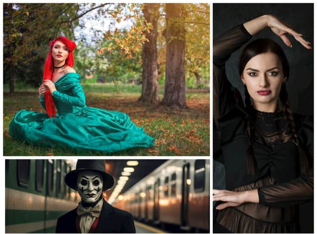 These are the most highly sought after adult Halloween costumes 2023 - including Wednesday Addams, The Little Mermaid and Billy the Puppet. Images by Adobe Photos.