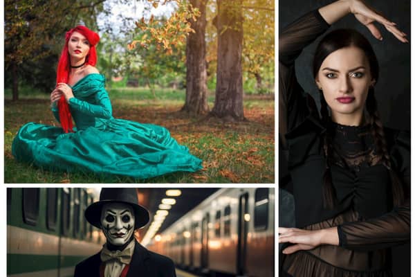 These are the most highly sought after adult Halloween costumes 2023 - including Wednesday Addams, The Little Mermaid and Billy the Puppet. Images by Adobe Photos.