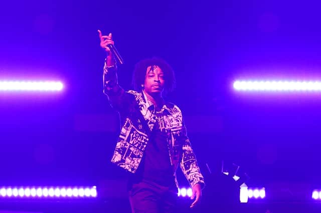 21 Savage's UK tour will take place in November. Picture: Getty Images