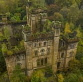 Abandoned Lennox Castle in East Dunbartonshire is enveloped by autumnal colour.  (Katielee Arrowsmith SWNS)