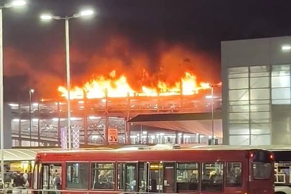 Is Luton Airport open? Latest updates on flights after huge blaze breaks out. (Photo: @Soriyn23/PA Wire) 