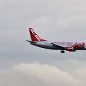 Jet2 flight from Edinburgh forced to land at Manchester Airport after emergency onboard. (Photo: AFP via Getty Images) 