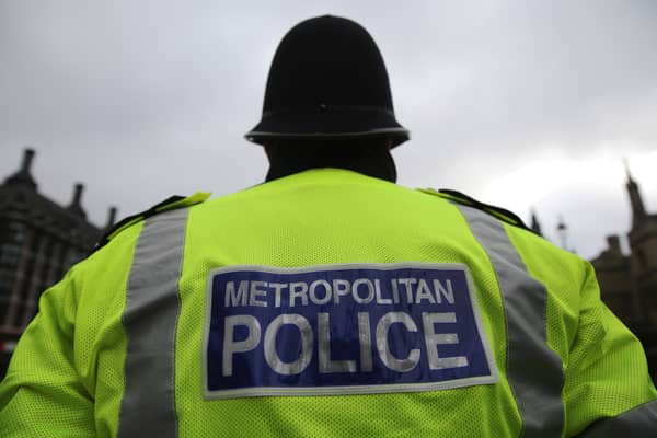 Met Police officers are patrolling near a school in Sidcup, south London after a teenage boy self-presented at a hospital with stab wounds. (Credit: Getty Images)