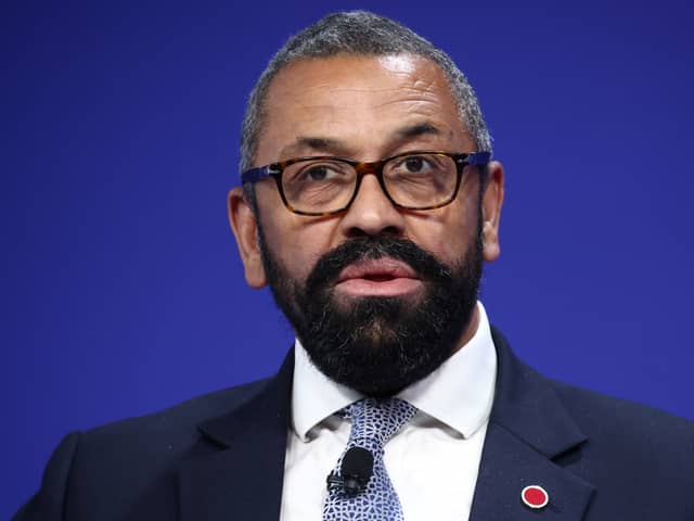 The UK Foreign Secretary James Cleverly has landed in Israel to show "unwavering support" to the country after an escalation with violence between the country and the Hamas militant group. (Credit: Getty Images)