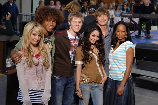 Actors Ashley Tisdale, Corbin Bleu, Lucas Grabeel, Vanessa Anne Hudgens, Zac Efron and Monique Coleman of "High School Musical", l-r. Where have their careers taken them now? (Bryan Bedder/Getty Images)