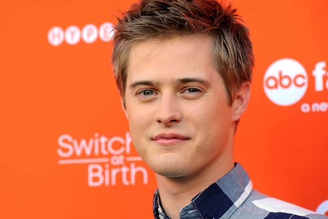 Hugh School Musical's Lucas Grabeel arrives at the Fall Premiere Of ABC's "Switched At Birth" And Book Launch Party at The Redbury Hotel on September 13, 2012 in Hollywood, California. (Photo by Valerie Macon/Getty Images)