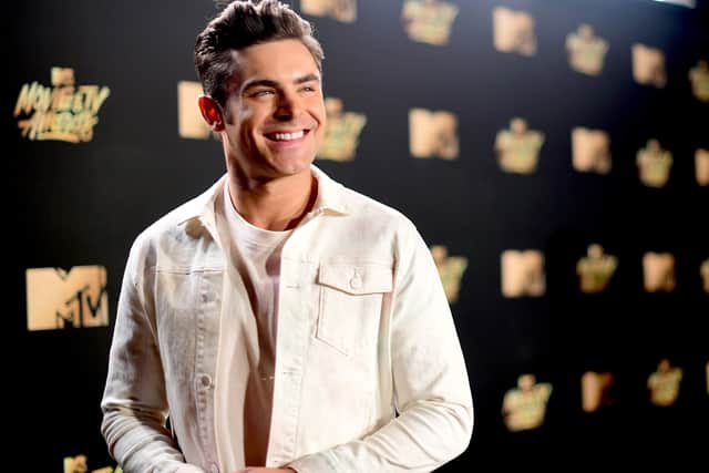 Zac Efron - who shot to fame thanks to the success of High School Musical - attends the 2017 MTV Movie And TV Awards at The Shrine Auditorium on May 7, 2017 in Los Angeles, California.  (Matt Winkelmeyer/Getty Images)