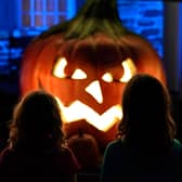 Halloween decorations - but when did we last have a Friday the 13th in the spookiest month? (Photo by TIMOTHY A. CLARY/AFP via Getty Images)