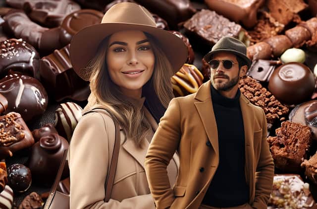 'Chocolate Core’ predicted to be the next big film inspired fashion trend for Autumn/Winter 2023. Images by Adobe Photos. Composite image by NationalWorld/Kim Mogg.