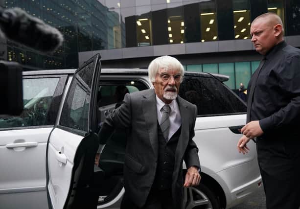 Former F1 boss Bernie Ecclestone has pleaded guilty to fraud after he hid around £400m of overseas assets from the British government. (Credit: Lucy North/PA Wire)
