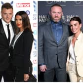 Jamie Vardy’s Leicester City Football Club and Wayne Rooney’s Birmingham City Football Club will play against each other four years after their wives fell out in what has now been called the infamous 'Wagatha Christie' row. Rebekah and Jamie Vardy and Coleen and Wayne Rooney are pictured. Photos by Getty Images.