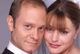 Niles Crane (played by David Hyde Pierce) and Daphne Moon (played by Jane Leeves) will not feature in the Frasier reboot (Photo: Chris Haston/NBC)