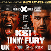 KSI Tommy Fury poster
