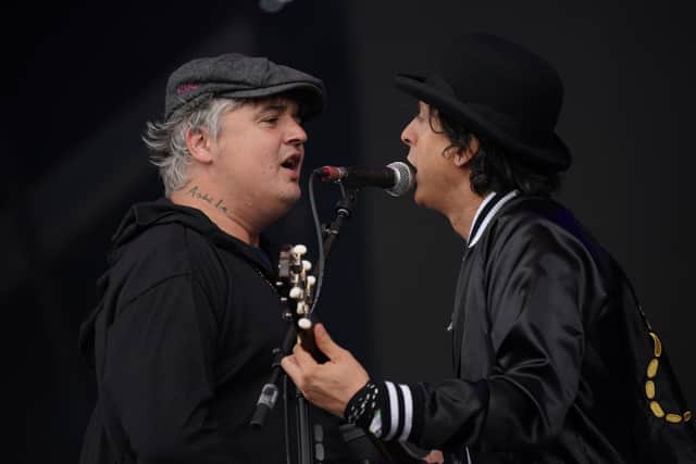 The Libertines frontman Pete Doherty and guitarist Carl Barat are reuniting with the band as they gear up to released their first album in nine years, 'All Quiet On The Eastern Esplanade' (Credit: Yui Mok/PA Wire)