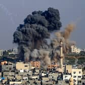 Hamas has said that 13 hostages have been killed in Israeli airstrikes on the Gaza Strip. (Credit: Getty Images)