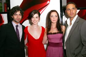 Actors Adrian Grenier, Anne Hathaway, Emily Blunt and Daniel Sunjata attend the 20th Century Fox premiere of The Devil Wears Prada in June 2006. Priority tickets are now on sale for a West End musical version of the film. (Photo by Evan Agostini/Getty Images)