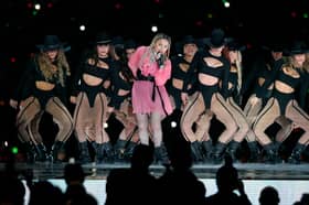 Madonna has called for peace in Middle East and the world during her first 2023 Celebration show at London 02. Image by Getty Photos.
