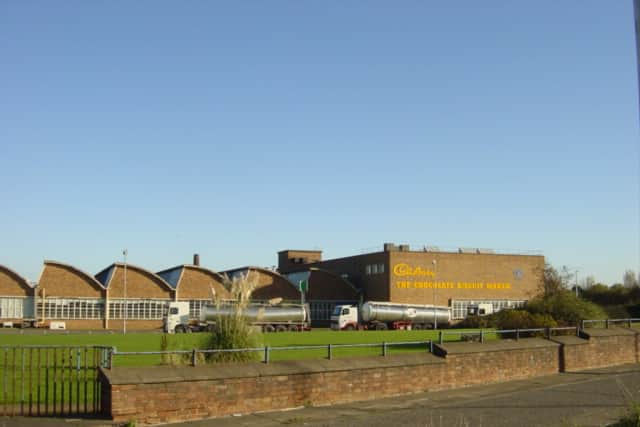 Pictured around 2005, the Cadbury's Factory in Moreton (Sue Adiar)