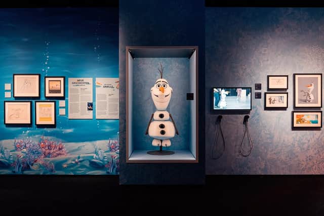 'Frozen' is among one of the many galleries that London's ExCeL will house until January 2024 with Disney100 in London (Credit: Disney)