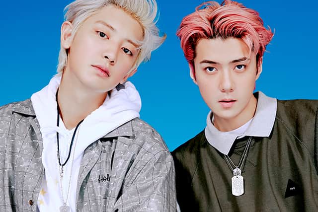 EXO's Sehun and Chanyeol, also known by their subgroup name EXO-SC (credit: SM Entertainment)