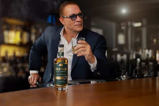 JCVD has been promoting the global launch of Old Oak, a whiskey brand he co-owns, but still had time to discuss his feud with Steven Seagal (Credit: Old Oak)